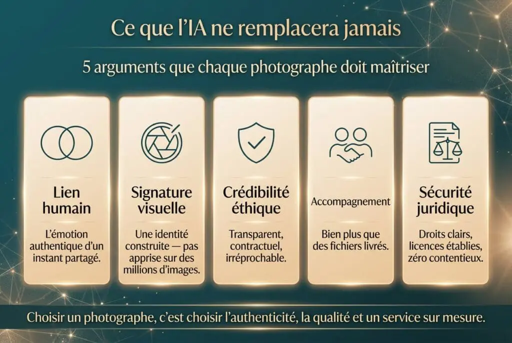 ce que l'intelligence artificielle ne pourra pas remplacer en photographie