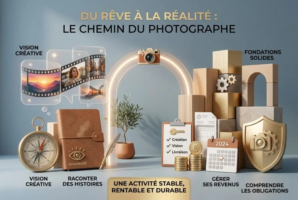 le chemin de la photographie, de passion à métier