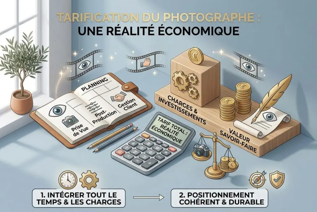 construire les tarifs d'un photographe