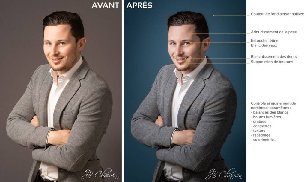 retouche portrait entreprise