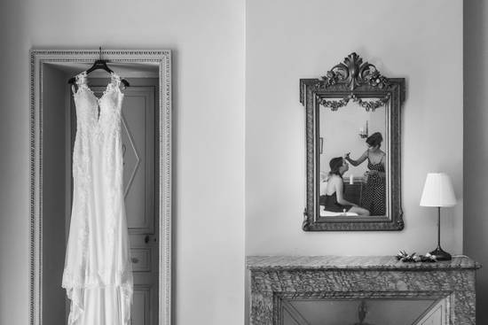 préparatifs de la mariée en Provence