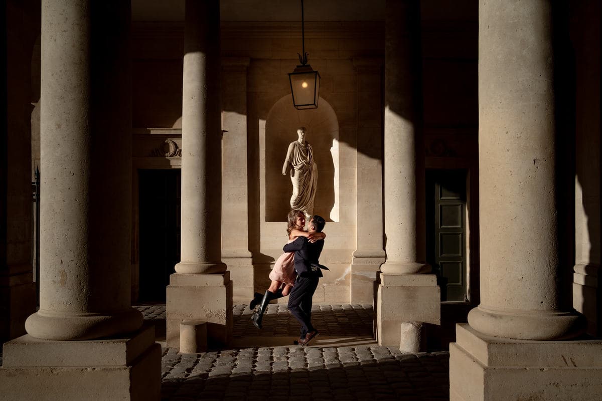 couple mariage au chateau de versailles