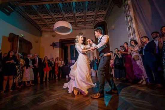 danse des mariés au chateau de méridien à chevreuse