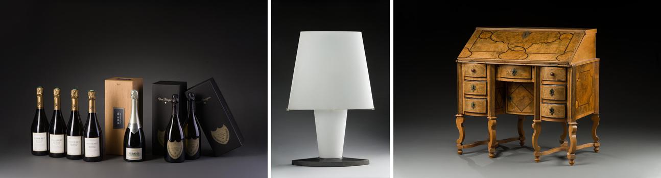 photos de mobilier objets d'art MOA en studio mobile pour Etude de commissaire priseur